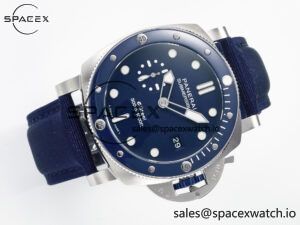 PAM1289 V TTF 1:1 Best Edition Blue Dial on Blue Nylon Strap P900 - Image 8