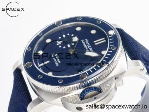 PAM1289 V TTF 1:1 Best Edition Blue Dial on Blue Nylon Strap P900 - Image 5