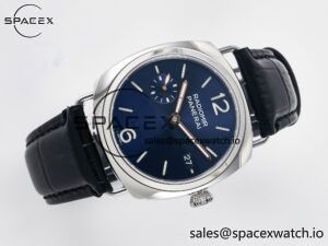PAM1293 Radiomir 40mm TTF 1:1 Best Edition Blue Dial on Blue Leather Strap P900 - Image 8