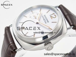 PAM1292 Radiomir 40mm TTF 1:1 Best Edition White Dial on Brown Leather Strap P900 - Image 5