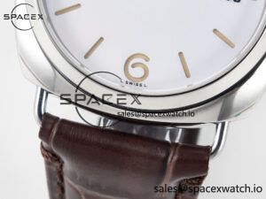 PAM1292 Radiomir 40mm TTF 1:1 Best Edition White Dial on Brown Leather Strap P900 - Image 12