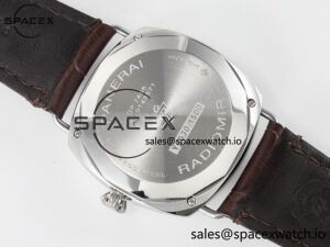PAM1292 Radiomir 40mm TTF 1:1 Best Edition White Dial on Brown Leather Strap P900 - Image 16
