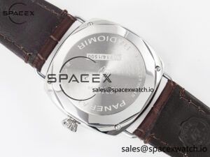 PAM1386 Radiomir 40mm TTF 1:1 Best Edition Green Dial on Brown Leather Strap P900 - Image 13