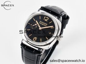 PAM1294 Radiomir 40mm TTF 1:1 Best Edition Black Dial on Black Leather Strap P900 - Image 4