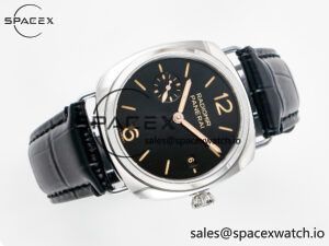 PAM1294 Radiomir 40mm TTF 1:1 Best Edition Black Dial on Black Leather Strap P900 - Image 8