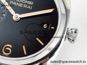 PAM1294 Radiomir 40mm TTF 1:1 Best Edition Black Dial on Black Leather Strap P900 - Image 10