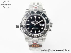 GMT-Master II 126710 GRNR Black/Grey Ceramic QF 1:1 Best Edition on Jubilee Bracelet VR3285 CHS