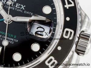 GMT-Master II 126710 GRNR Black/Grey Ceramic QF 1:1 Best Edition on Jubilee Bracelet VR3285 CHS - Image 10