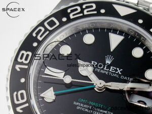 GMT-Master II 126710 GRNR Black/Grey Ceramic QF 1:1 Best Edition on Jubilee Bracelet VR3285 CHS - Image 11