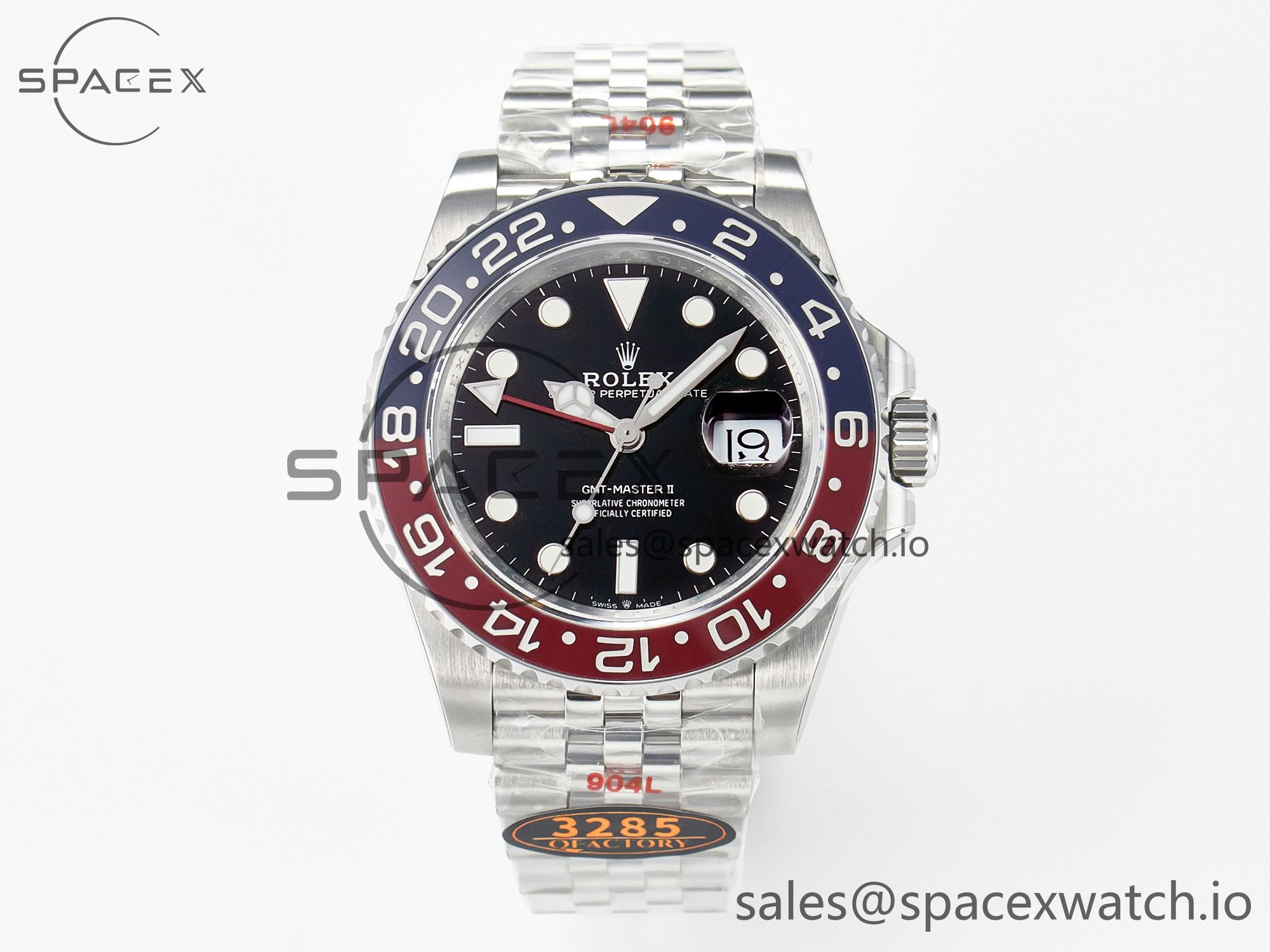 IMG_5224 拷贝 GMT-Master II 126710 BLRO Blue/Red Ceramic QF 1:1 Best Edition on Jubilee Bracelet VR3285 CHS - Image 1