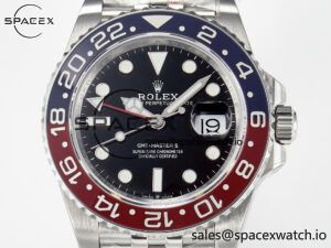 GMT-Master II 126710 BLRO Blue/Red Ceramic QF 1:1 Best Edition on Jubilee Bracelet VR3285 CHS - Image 2