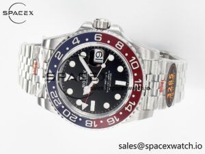 GMT-Master II 126710 BLRO Blue/Red Ceramic QF 1:1 Best Edition on Jubilee Bracelet VR3285 CHS - Image 7