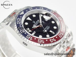 GMT-Master II 126710 BLRO Blue/Red Ceramic QF 1:1 Best Edition on Jubilee Bracelet VR3285 CHS - Image 6