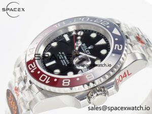 GMT-Master II 126710 BLRO Blue/Red Ceramic QF 1:1 Best Edition on Jubilee Bracelet VR3285 CHS - Image 5
