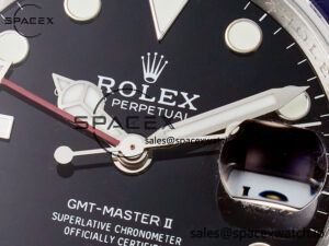 GMT-Master II 126710 BLRO Blue/Red Ceramic QF 1:1 Best Edition on Jubilee Bracelet VR3285 CHS - Image 9