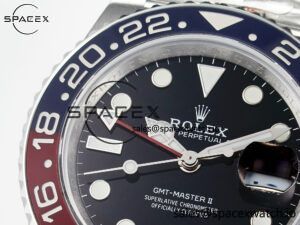 GMT-Master II 126710 BLRO Blue/Red Ceramic QF 1:1 Best Edition on Jubilee Bracelet VR3285 CHS - Image 11