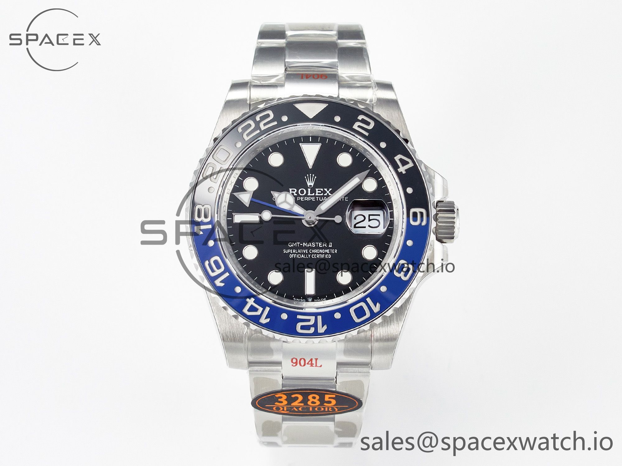 IMG_5236 拷贝 GMT-Master II 126710 BLNR Blue/Black Ceramic QF 1:1 Best Edition on Oyster Bracelet VR3285 CHS - Image 1