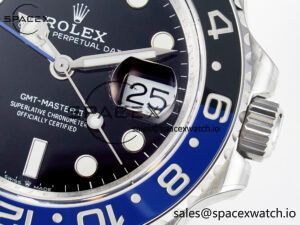 GMT-Master II 126710 BLNR Blue/Black Ceramic QF 1:1 Best Edition on Oyster Bracelet VR3285 CHS - Image 10
