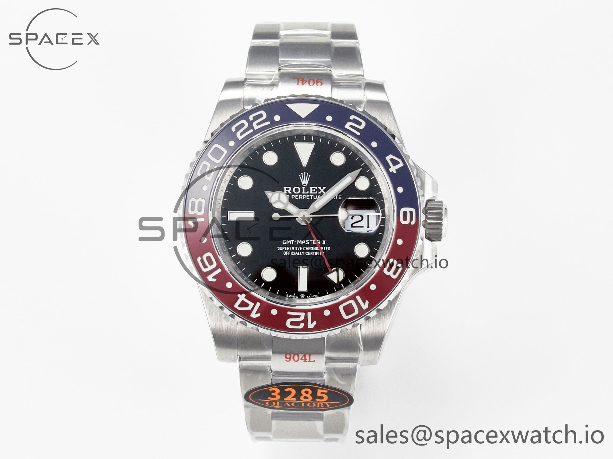 IMG_5270 拷贝 GMT-Master II 126710 BLRO Blue/Red Ceramic QF 1:1 Best Edition on Oyster Bracelet VR3285 CHS - Image 1