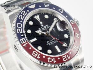GMT-Master II 126710 BLRO Blue/Red Ceramic QF 1:1 Best Edition on Oyster Bracelet VR3285 CHS - Image 3