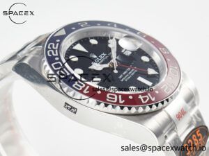 GMT-Master II 126710 BLRO Blue/Red Ceramic QF 1:1 Best Edition on Oyster Bracelet VR3285 CHS - Image 6