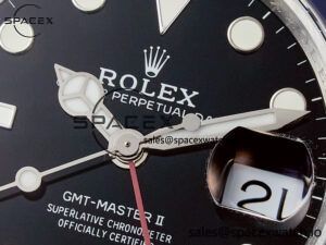 GMT-Master II 126710 BLRO Blue/Red Ceramic QF 1:1 Best Edition on Oyster Bracelet VR3285 CHS - Image 9