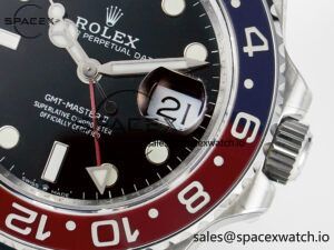 GMT-Master II 126710 BLRO Blue/Red Ceramic QF 1:1 Best Edition on Oyster Bracelet VR3285 CHS - Image 10