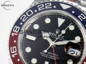 GMT-Master II 126710 BLRO Blue/Red Ceramic QF 1:1 Best Edition on Oyster Bracelet VR3285 CHS - Image 11