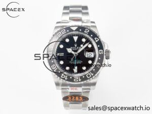 GMT-Master II 126710 GRNR Black/Grey Ceramic QF 1:1 Best Edition on Oyster Bracelet VR3285 CHS