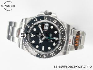 GMT-Master II 126710 GRNR Black/Grey Ceramic QF 1:1 Best Edition on Oyster Bracelet VR3285 CHS - Image 7