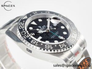 GMT-Master II 126710 GRNR Black/Grey Ceramic QF 1:1 Best Edition on Oyster Bracelet VR3285 CHS - Image 6