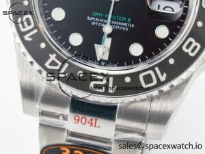 GMT-Master II 126710 GRNR Black/Grey Ceramic QF 1:1 Best Edition on Oyster Bracelet VR3285 CHS - Image 12