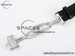 Master Ultra Thin Moon 1368420 SS Z+F 1:1 Best Edition Blue Dial on Black Leather Strap SA925 Super Clone - Image 28