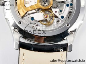 Master Ultra Thin Moon 1368420 SS Z+F 1:1 Best Edition Blue Dial on Black Leather Strap SA925 Super Clone - Image 21