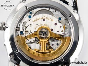 Master Ultra Thin Moon 1368420 SS Z+F 1:1 Best Edition Black Dial on Black Leather Strap SA925 Super Clone - Image 19