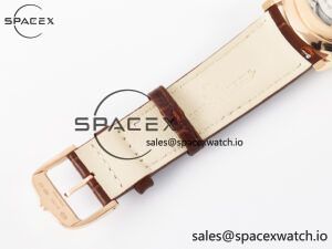 Master Ultra Thin Moon RG Z+F 1:1 Best Edition White Dial on Brown Leather Strap A925 - Image 25