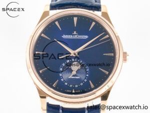 Master Ultra Thin Moon RG Z+F 1:1 Best Edition Blue Dial on Blue Leather Strap SA925 Super Clone - Image 2