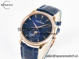 Master Ultra Thin Moon RG Z+F 1:1 Best Edition Blue Dial on Blue Leather Strap SA925 Super Clone - Image 4