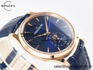 Master Ultra Thin Moon RG Z+F 1:1 Best Edition Blue Dial on Blue Leather Strap SA925 Super Clone - Image 6
