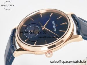 Master Ultra Thin Moon RG Z+F 1:1 Best Edition Blue Dial on Blue Leather Strap SA925 Super Clone - Image 5