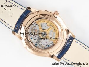 Master Ultra Thin Moon RG Z+F 1:1 Best Edition Blue Dial on Blue Leather Strap SA925 Super Clone - Image 15