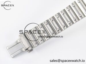 Santos de Cartier 40mm SS BVF 1:1 Best Edition White Dial on SS Bracelet MIYOTA 9015 - Image 17