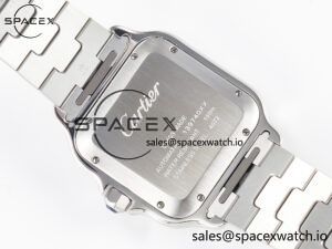 Santos de Cartier 40mm SS BVF 1:1 Best Edition White Dial on SS Bracelet MIYOTA 9015 - Image 15