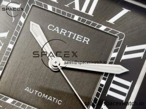 Santos de Cartier 40mm 2018 BVF 1:1 Best Edition Gray Bezel Gray Dial on SS SmartLinks Bracelet MIYOTA 9015 - Image 9