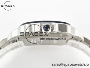 Santos de Cartier 40mm 2018 BVF 1:1 Best Edition Gray Bezel Gray Dial on SS SmartLinks Bracelet MIYOTA 9015 - Image 13
