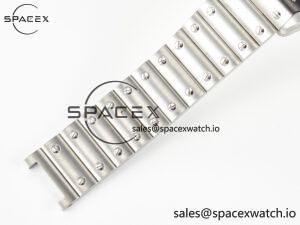 Santos de Cartier 40mm 2018 BVF 1:1 Best Edition Gray Bezel Gray Dial on SS SmartLinks Bracelet MIYOTA 9015 - Image 16