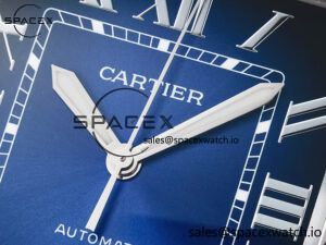 Santos de Cartier 40mm SS 2018 BVF 1:1 Best Edition Blue Dial on SS SmartLinks Bracelet MIYOTA 9015 V2 - Image 9