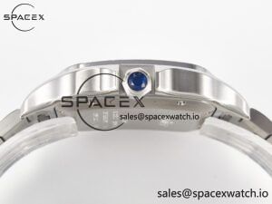 Santos de Cartier 40mm SS 2018 BVF 1:1 Best Edition Blue Dial on SS SmartLinks Bracelet MIYOTA 9015 V2 - Image 13