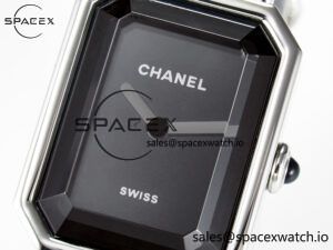 Ppremière Iconic Chain Watch SS BVF 1:1 Best Edition Black Dial on Chain Bracelet RONDA Quartz - Image 9