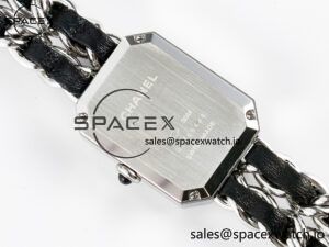Ppremière Iconic Chain Watch SS BVF 1:1 Best Edition Black Dial on Chain Bracelet RONDA Quartz - Image 14